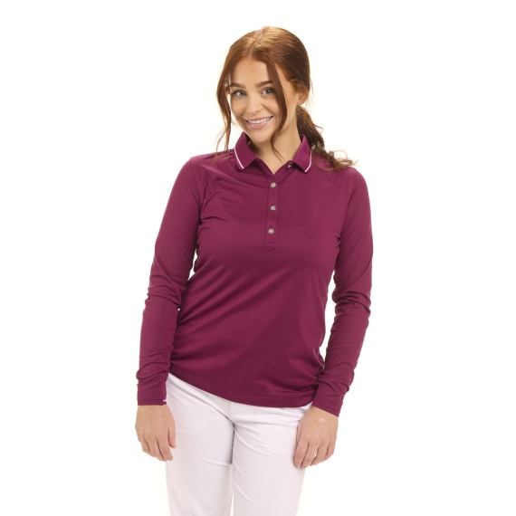 FootJoy Thermal Jersey Long Sleeve Polo Polo Shirts from Miss Designer Golf Golf Clothing Dis