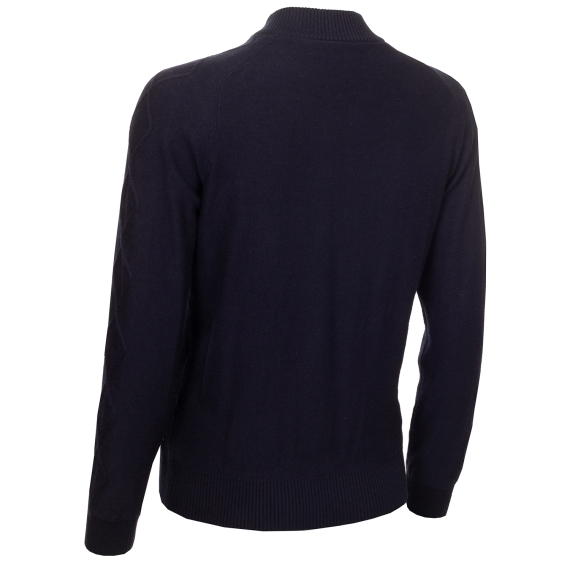 Green Lamb Lined Cable 1/2 Zip Sweater | Lined Sweaters from Miss