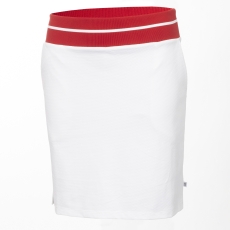 WHITE-SCARLET
